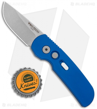 Pro-Tech Calmigo CA Legal Automatic Knife Blue (1.9" Stonewash) 