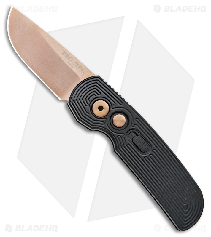 ProTech Calmigo CA Legal Automatic Knife TRON (1.9" Rose Gold) 2245 Blade HQ