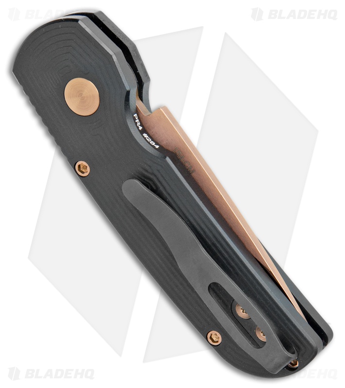 ProTech Calmigo CA Legal Automatic Knife TRON (1.9" Rose Gold) 2245 Blade HQ