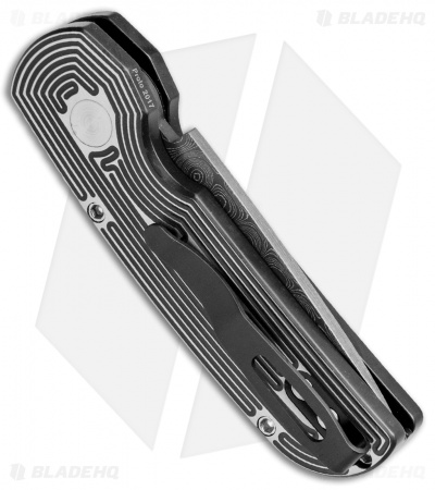 Pro-Tech Calmigo Steel CA Legal Automatic Knife CNC Maze (1.9" Damascus) 2222-D