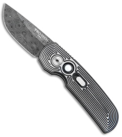 Pro-Tech Calmigo Steel CA Legal Automatic Knife CNC Maze (1.9" Damascus) 2222-D