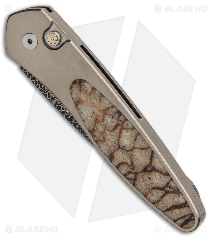 Pro-Tech Custom Newport | Automatic Knife | Titanium Tiger Coral