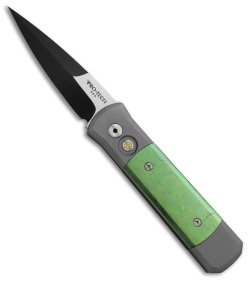 Pro-Tech Godson Custom Automatic Knife Moku-Ti/Steel (3.15" Two-Tone)