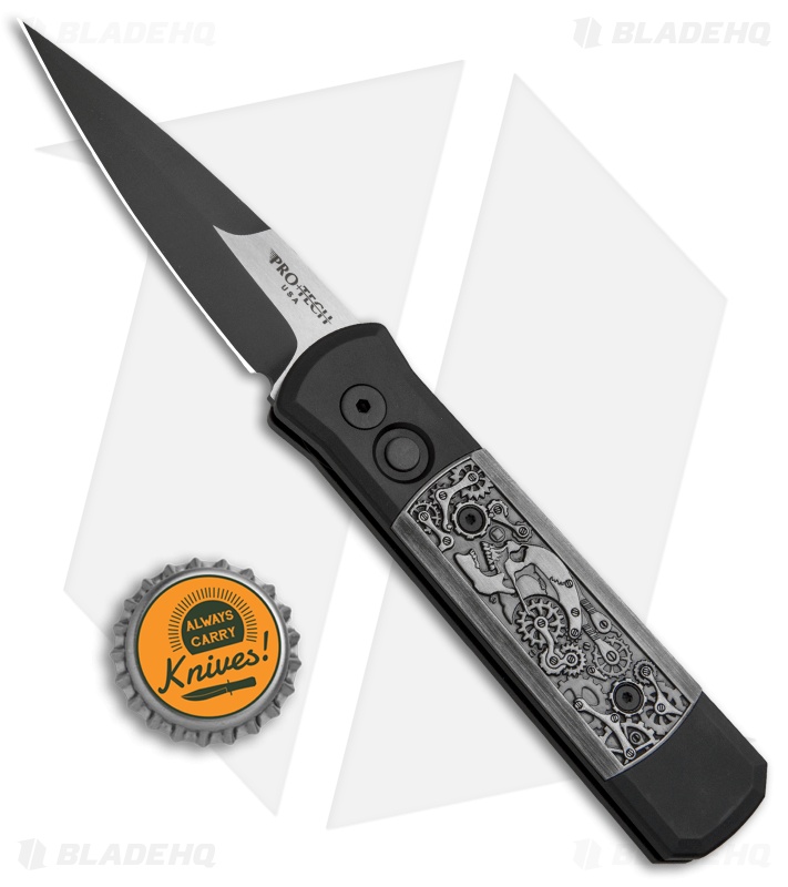 Pro-Tech Godson Steampunk Automatic Knife (3.15" Two-Tone) 7SP-6