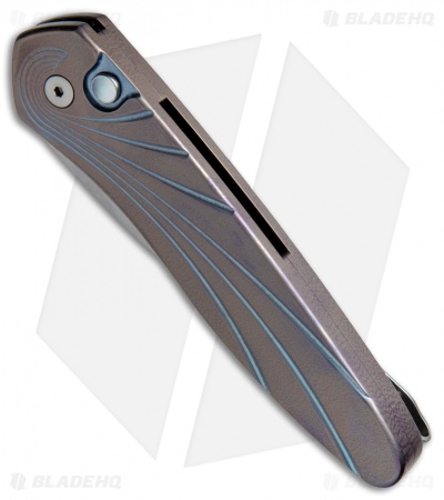 Pro-Tech Half-Breed Titanium Custom Knife Sculpted Wave (1.95" Satin) 3650