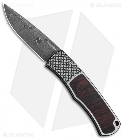 Pro-Tech Magic BR-1 "Whiskers" Custom Knife Cocobolo (3.1" Damascus)