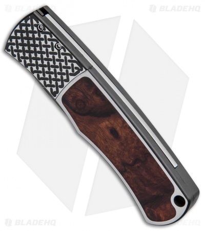 Pro-Tech Magic BR-1 "Whiskers" Custom Knife Desert Ironwood (3.1" Damascus)