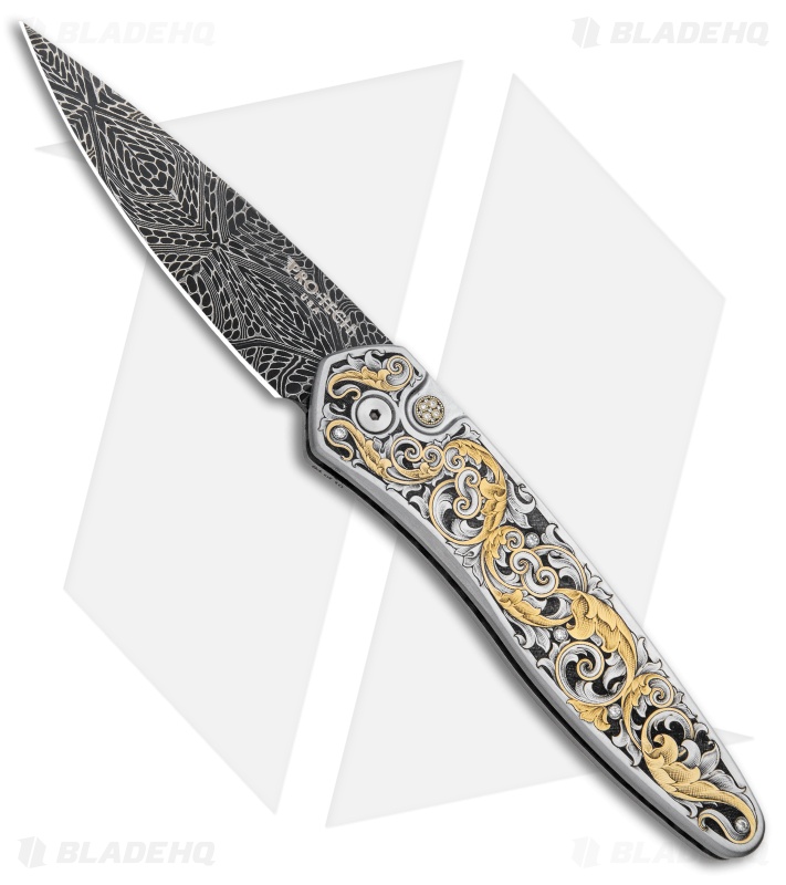 Pro-Tech Diamond Ultimate Custom Automatic Knife | Hand