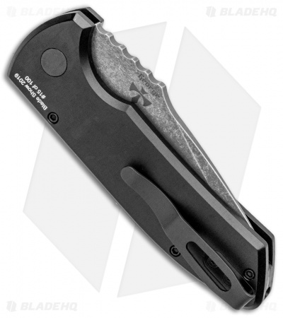 Pro-Tech SBR Blade Show Special Automatic Knife Knurled (2.6" Acid Wash)