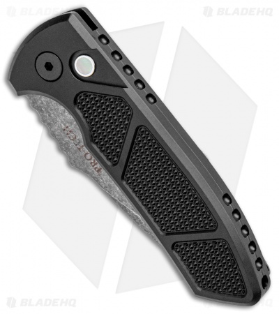 Pro-Tech SBR Blade Show Special Automatic Knife Knurled (2.6" Acid Wash)