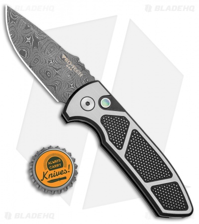Pro-Tech SBR Steel Custom Automatic Knife 2-Tone (2.6" Damascus)
