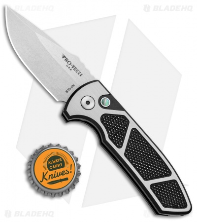 Pro-Tech SBR Steel Custom Automatic Knife 2-Tone (2.6" Stonewash)