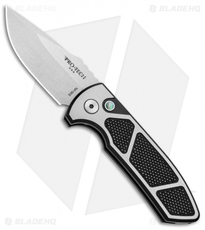 Pro-Tech SBR Steel Custom Automatic Knife 2-Tone (2.6" Stonewash)