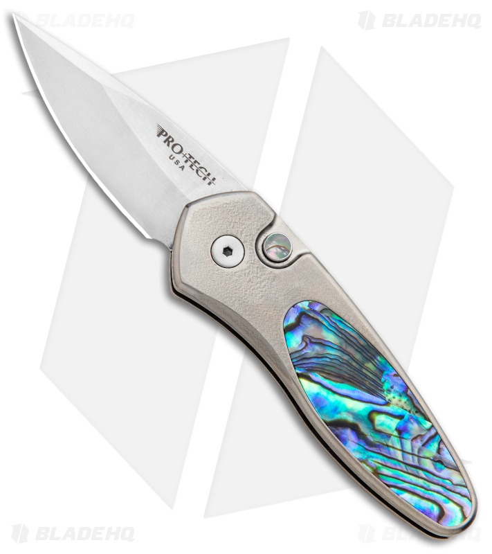 ProTech Sprint Custom Automatic Knife Paua Abalone/Bronze Ti (1.95