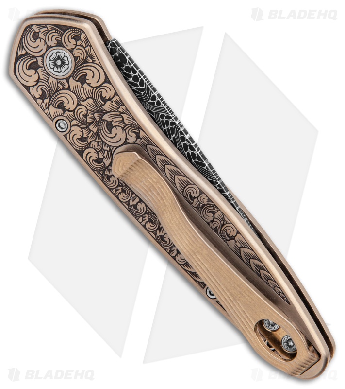 Pro-Tech Ultimate Custom Newport Knife | Bronze Ti | Black Lip Pearl