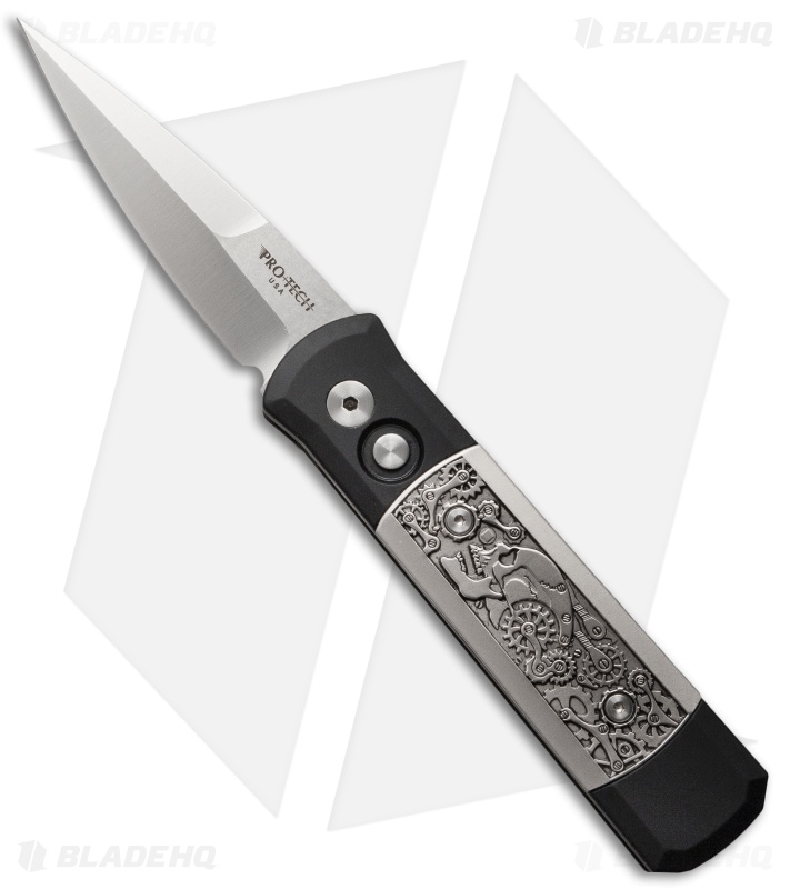 Pro-Tech Godson Steampunk Automatic Knife (3.15" Satin)