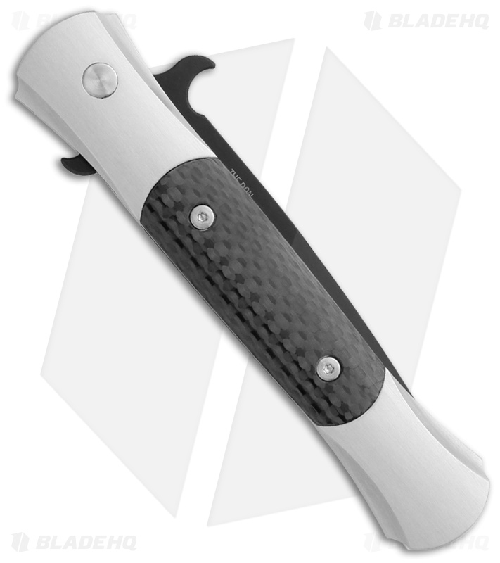 Pro-Tech Stainless Don Automatic Knife w/ Carbon Fiber (3.5" Black) 1712