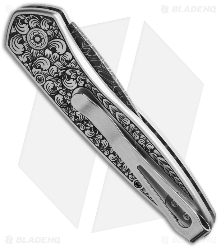 Pro-Tech Half-Breed Ultimate Steel Custom Knife Black Lip Pearl