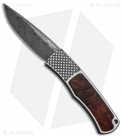 Pro-Tech Magic "Whiskers" Custom Auto Knife SS Desert Ironwood (Damascus) BR-1