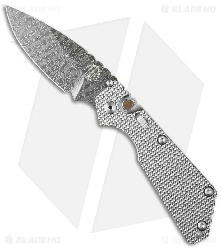 Strider + Pro-Tech Custom SnG Automatic Knife Knurled Titanium