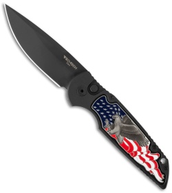 Pro-Tech TR-3 Shaw Eagle Automatic Knife (3.5" Black) 