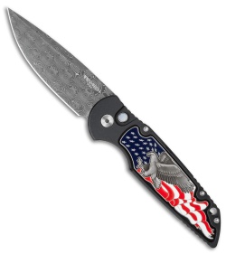 Pro-Tech TR-3 Shaw Eagle Automatic Knife (3.5" Damascus)