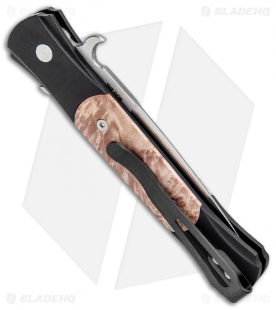 Pro-Tech The Don Automatic Knife 1706 w/ Maple Burl (3.5" Satin)