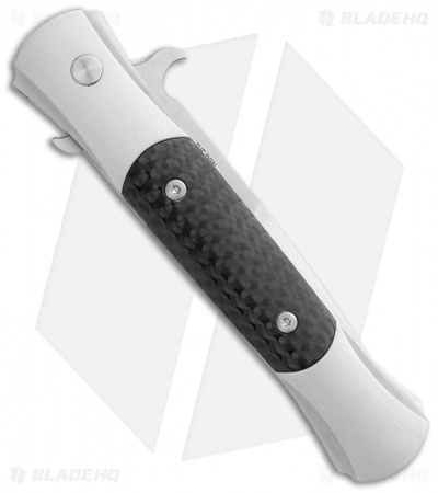 Pro-Tech Stainless Don Automatic Knife w/ Carbon Fiber (3.5" Satin) 1711