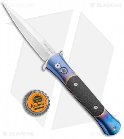 Pro-Tech The Don  Custom Automatic Knife Multi-Anodized Titanium (3.25 Satin)