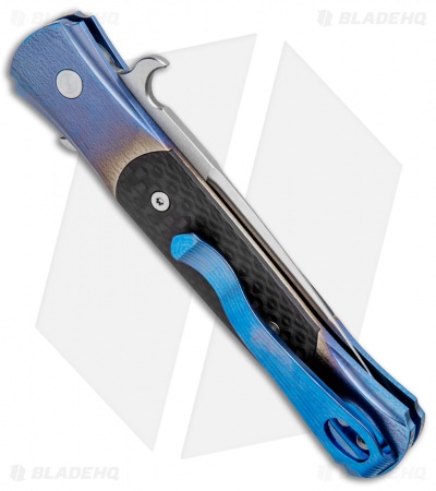 Pro-Tech The Don  Custom Automatic Knife Multi-Anodized Titanium (3.25 Satin)