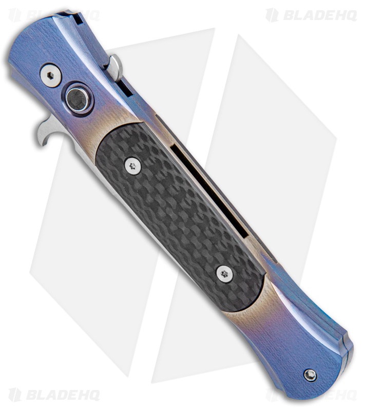 Pro-Tech The Don  Custom Automatic Knife Titanium Fade/CF (3.5" Satin)
