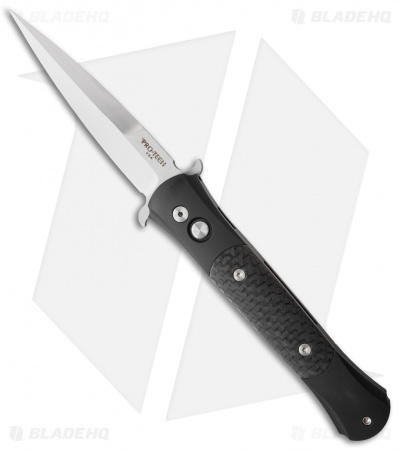 Pro-Tech The Don Automatic Knife Carbon Fiber + Clip (3.5" Satin) 1704