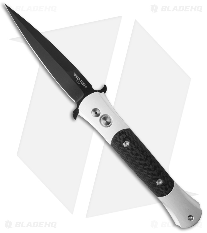 Pro-Tech The Don Automatic Knife Carbon Fiber + Clip (3.5" Black) 1745