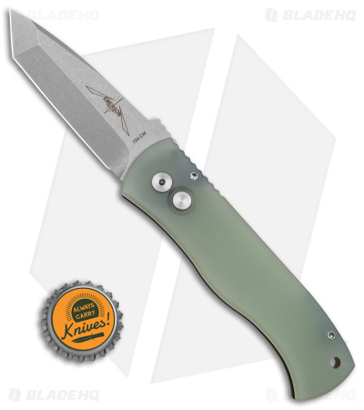 Pro-Tech Emerson CQC-7 Exclusive Tanto Automatic Knife Jade G-10 (3.25" SW)