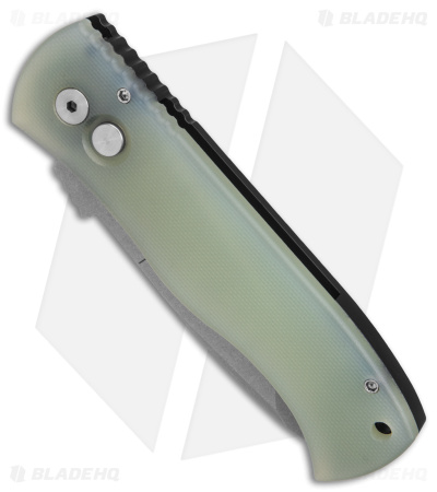 Pro-Tech Emerson CQC-7 Exclusive Tanto Automatic Knife Jade G-10 (3.25" SW)