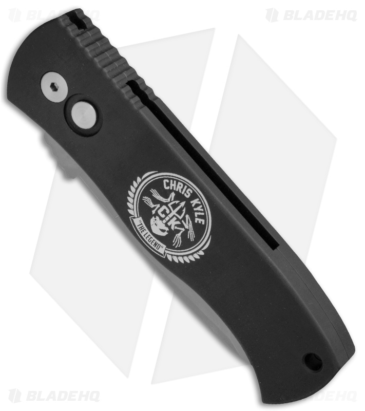 Pro-Tech Emerson CQC-7 B Chris Kyle Tanto Automatic Knife (3.25" Smoky Gray DLC)