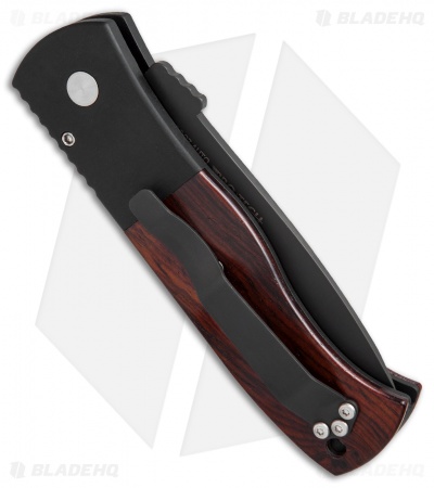 Pro-Tech Emerson CQC-7 Automatic Knife Cocobolo Wood (3.25" Black)