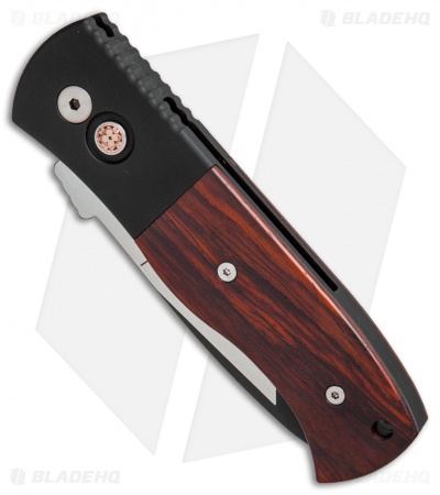 Pro-Tech Emerson CQC-7 Automatic Knife Cocobolo Wood (3.25" Black)