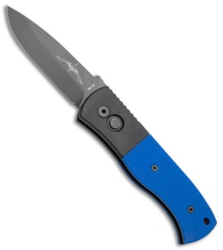 Pro-Tech Emerson CQC7-A Automatic Knife w/ Blue G-10 (3.25" Black)