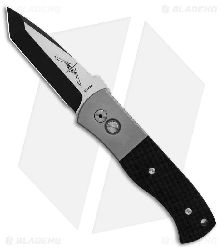 Pro-Tech Emerson CQC-7 Tanto Automatic Knife Black G-10 (3.25" Two-Tone)