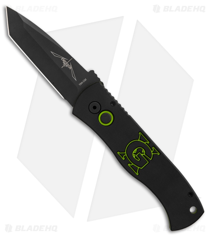 Pro-Tech Emerson USN GX Custom CQC-7 Tanto Automatic Knife G-10 (3.25" Black)