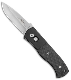 Pro-Tech Emerson CQC7-A Automatic Knife Textured Carbon Fiber (3.25" Stonewash)