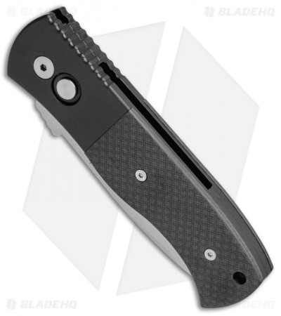 Pro-Tech Emerson CQC7-A Automatic Knife Textured Carbon Fiber (3.25" Stonewash)