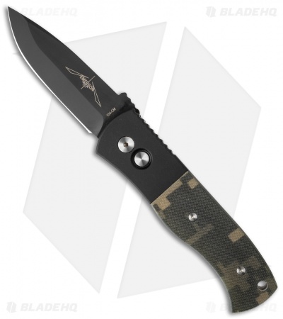 Emerson Pro-Tech CQC7A Automatic Knife Camo G-10 (3.25" Black)