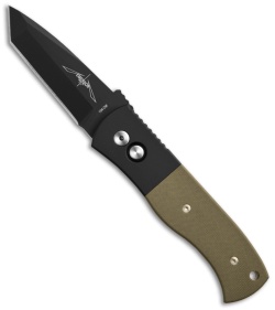 Pro-Tech Emerson CQC-7 Automatic Knife OD Green G-10 (3.25" Black)