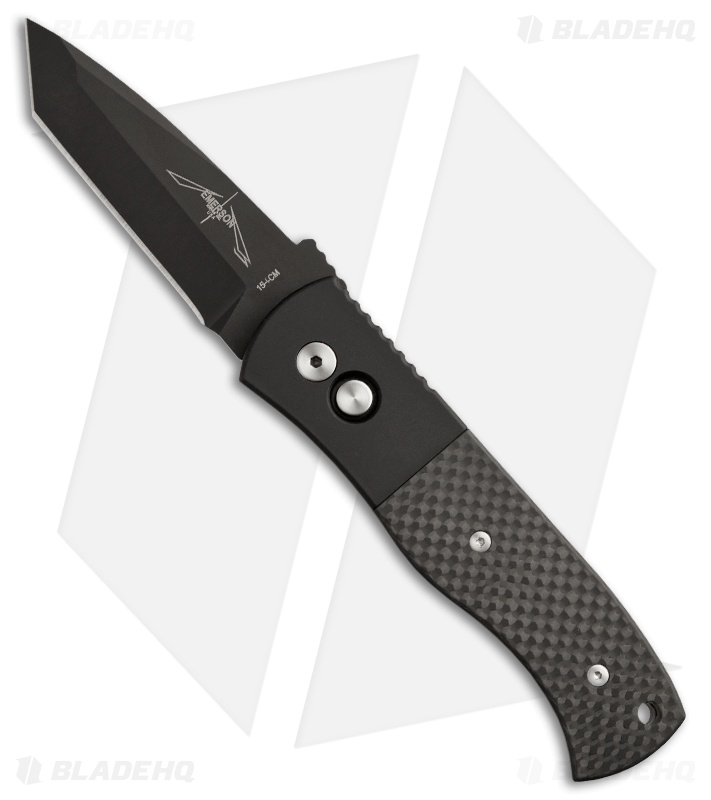 Emerson Pro-Tech CQC-7 Automatic Knife Carbon Fiber (3.25" Black)