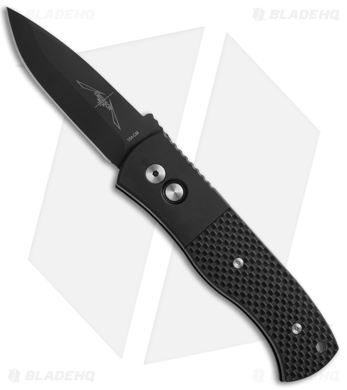 Emerson Pro-Tech CQC-7A Automatic Knife Carbon Fiber (3.25" Black)