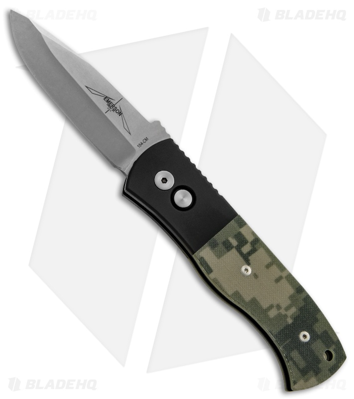 Emerson Pro-Tech CQC7A Automatic Knife Camo G-10 (3.25" Stonewash)