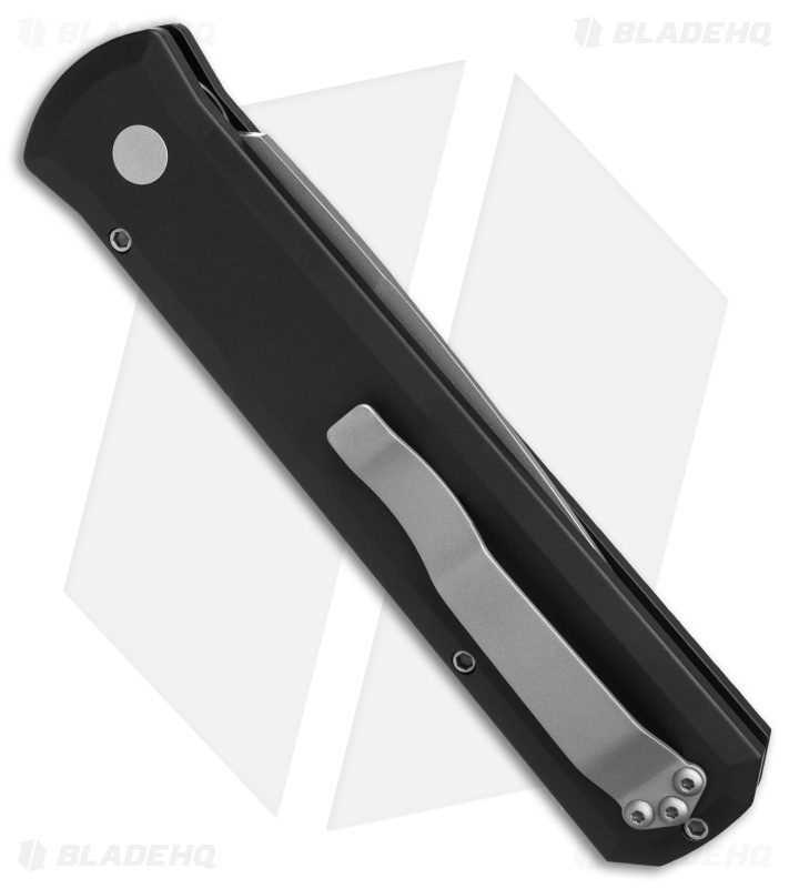 Pro-Tech Godfather Automatic Knife Black (4" Bead Blast)