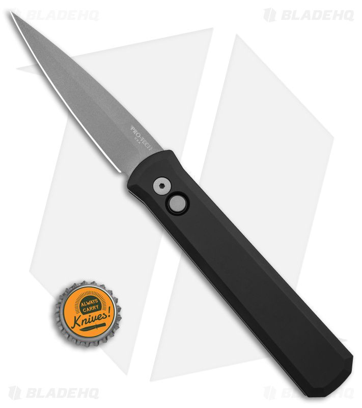 Pro-Tech Godfather Automatic Knife Black (4" Bead Blast)